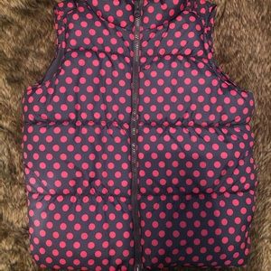 Old Navy Frost Free Polka dot Vest